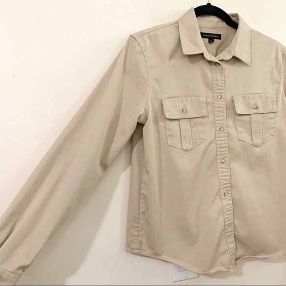 BANANA REPUBLIC Quinn Straight Fit Utility Shirt - Picture 6 of 8